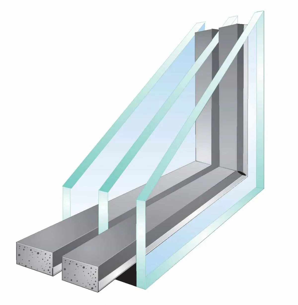 Triple Pane Foam Spacing