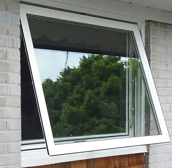 Open window glass